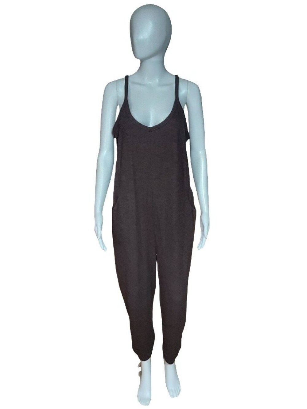 Sincerely Jules Ribbed Knit Baggy/Boho Jumpsuit